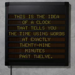 Idea of a Clock by Hans Tan 2008, Photo by Kelvin Cuff